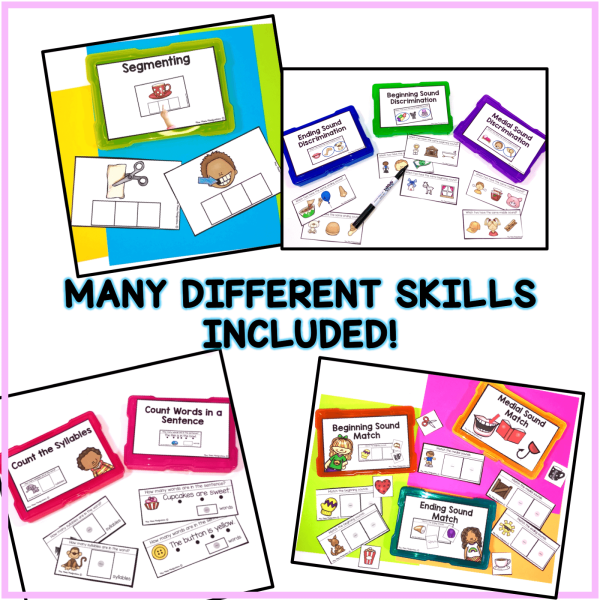 phonological awareness task boxes