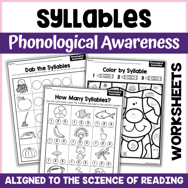 Syllables: Phonological Awareness Worksheets