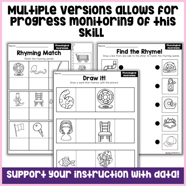 Rhyming: Phonological Awareness Worksheets - Image 2