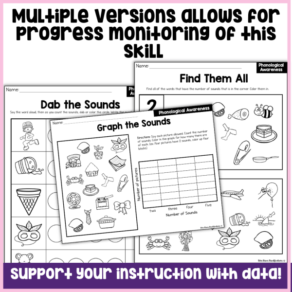 Phoneme Segmentation: Phonological Awareness Worksheets - Image 3