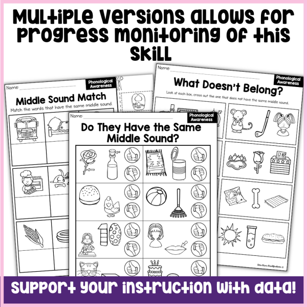 Beginning, Middle, and Ending Sounds: Phoneme Isolation: Phonological Awareness - Image 3