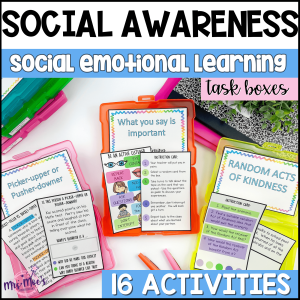 Social Awareness: Social Emotional Learning Task Boxes
