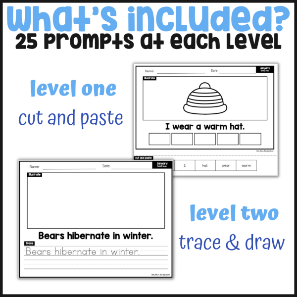 January Differentiated Writing Notebook - Image 2