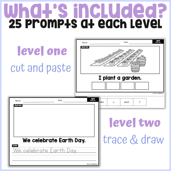 April Differentiated Writing Notebook - Image 2