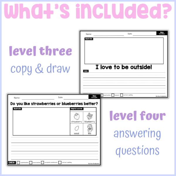 May Differentiated Writing Notebook - Image 3