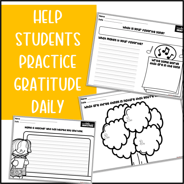 Gratitude Journal Writing Activity - Image 2