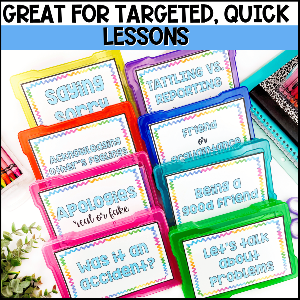Relationship Skills: Social Emotional Learning Task Boxes - Image 4