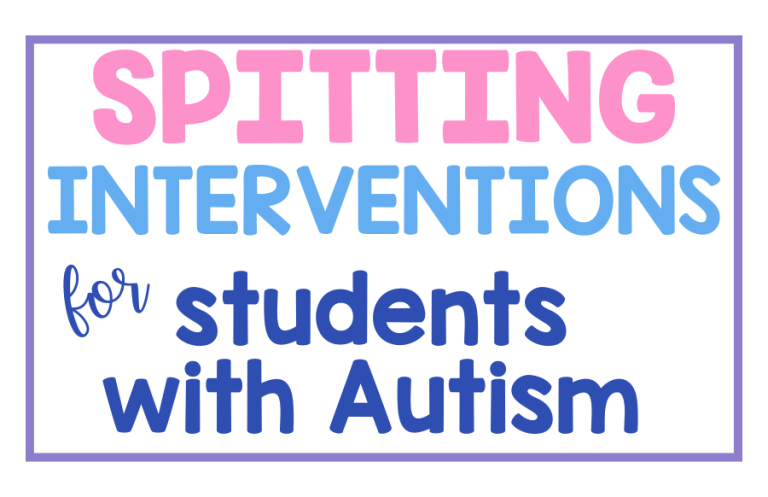 Spitting Interventions for Students with Autism