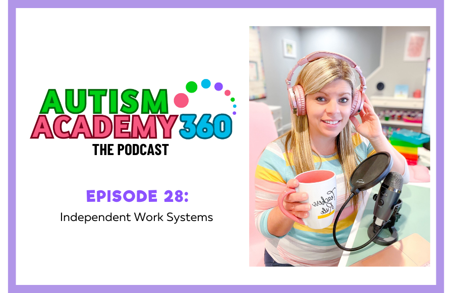 This image shows episode 28 of the Autism Academy hosted by Lisa.