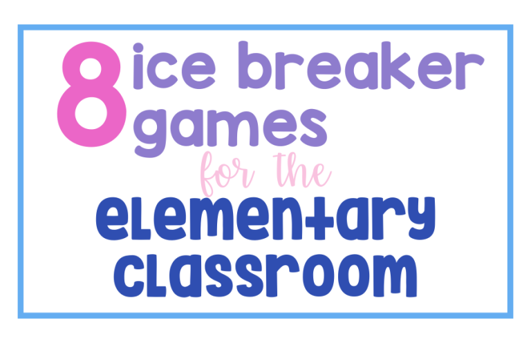 8 Icebreaker Games for the Elementary Classroom