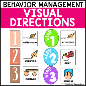 Visual Directions | Classroom Management | Back to School