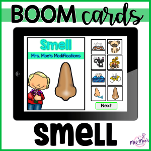 Smell (5 Senses): Adapted Book: Boom Cards