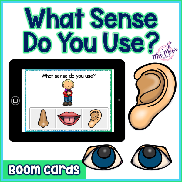 Science: What Sense Do You Use?- Boom Cards