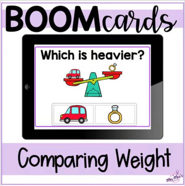 Measurement - Comparing Weights - Boom Cards
