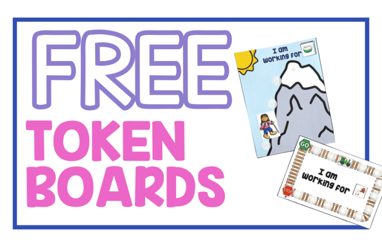 FREE Printable Token Boards