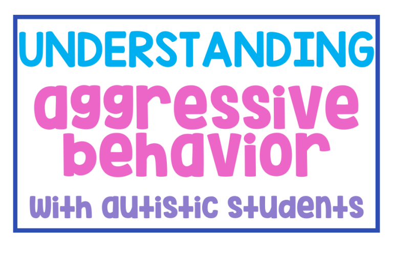 Understanding Aggressive Behavior with Autistic Students