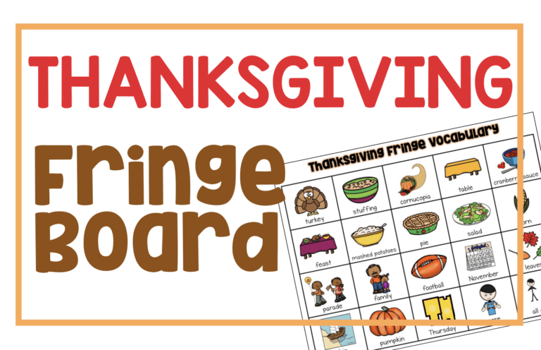 Thanksgiving Fringe Board