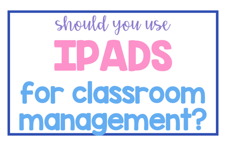 Should You Use iPads for Classroom Management?