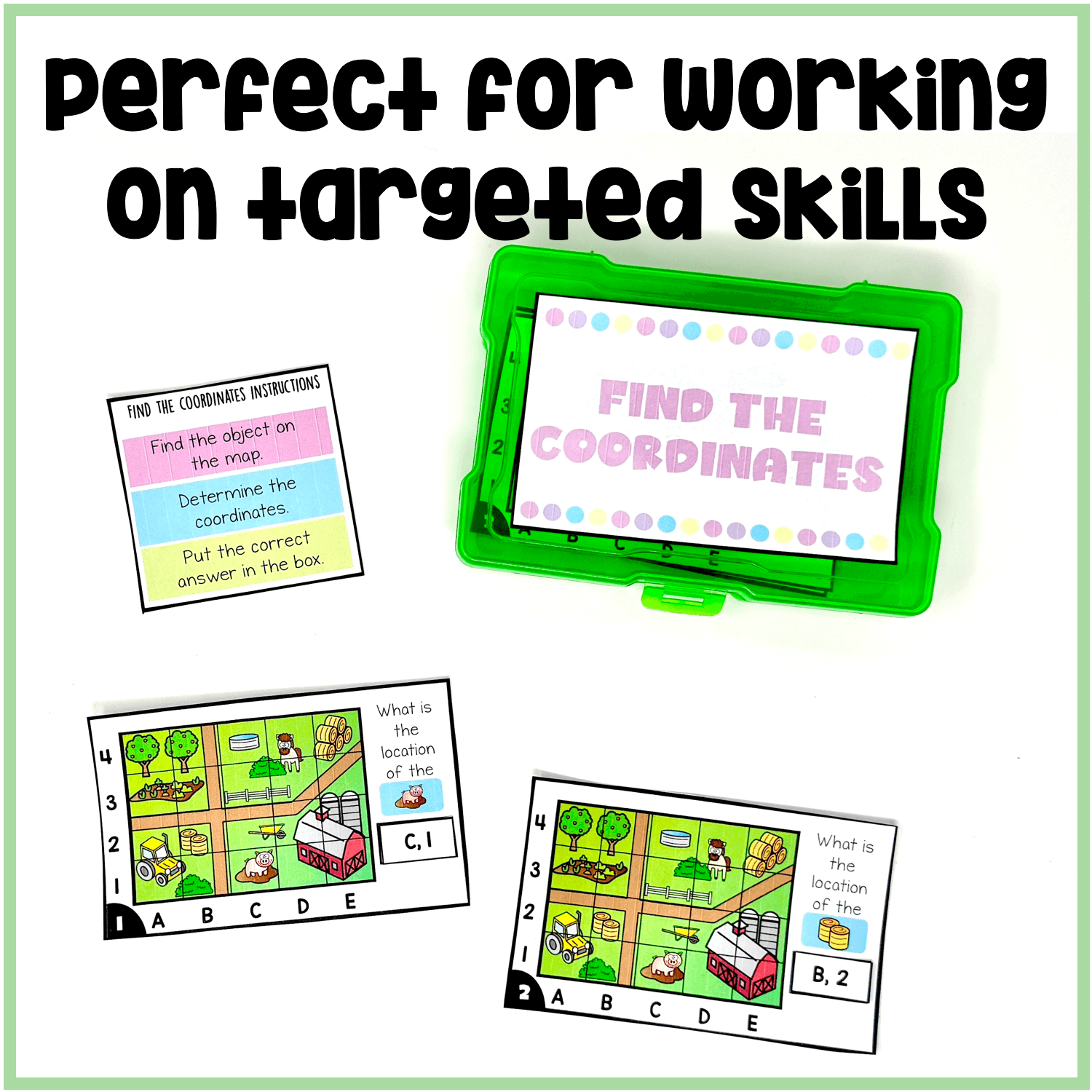 Geography Task Boxes