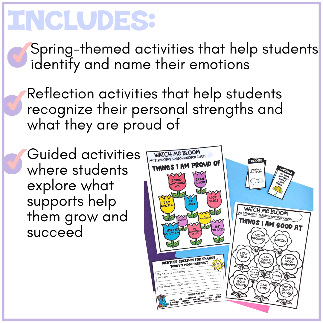 April Understanding Myself Kit | Social Emotional Learning
