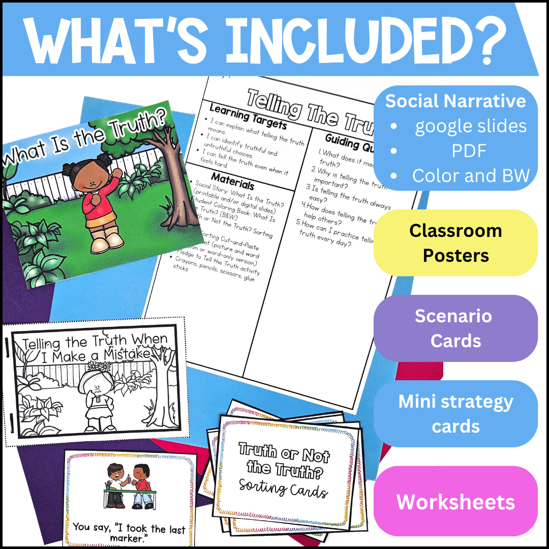 Telling the Truth Mini Unit | Social Emotional Learning - Image 3