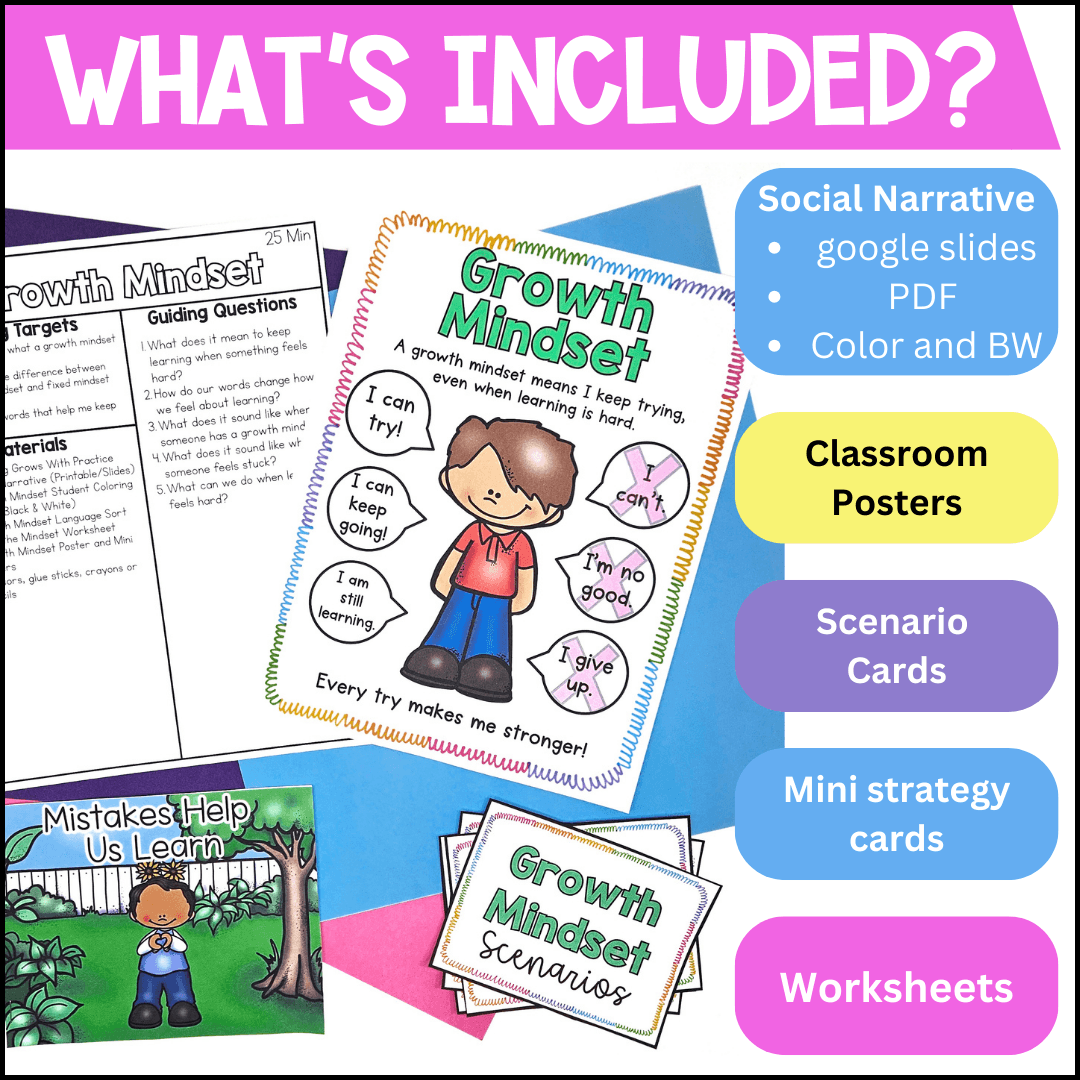Growth Mindset Mini Unit | Social Emotional Learning - Image 3